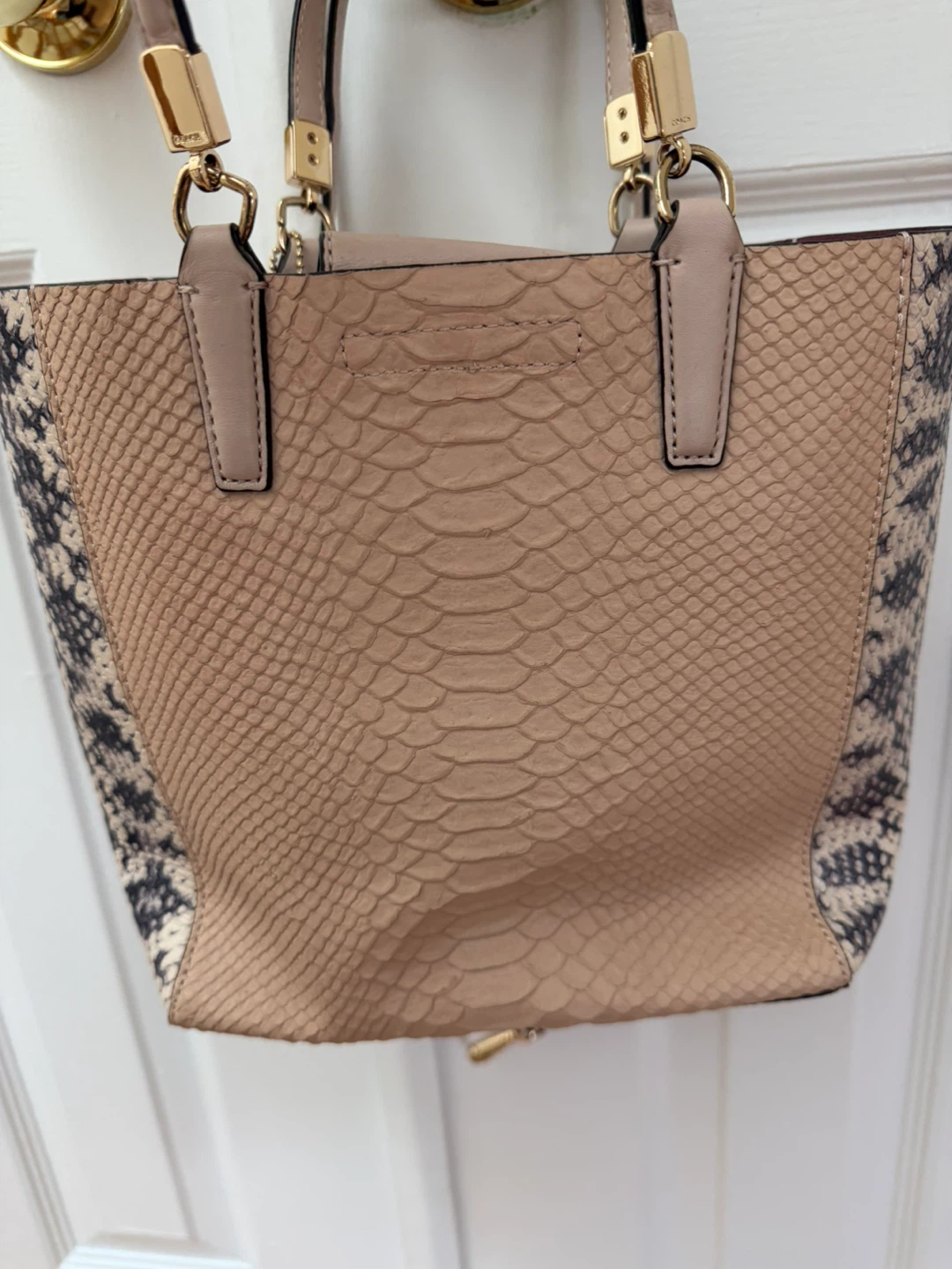 Coach Madison Python Embossed Mini Tote - photo 2