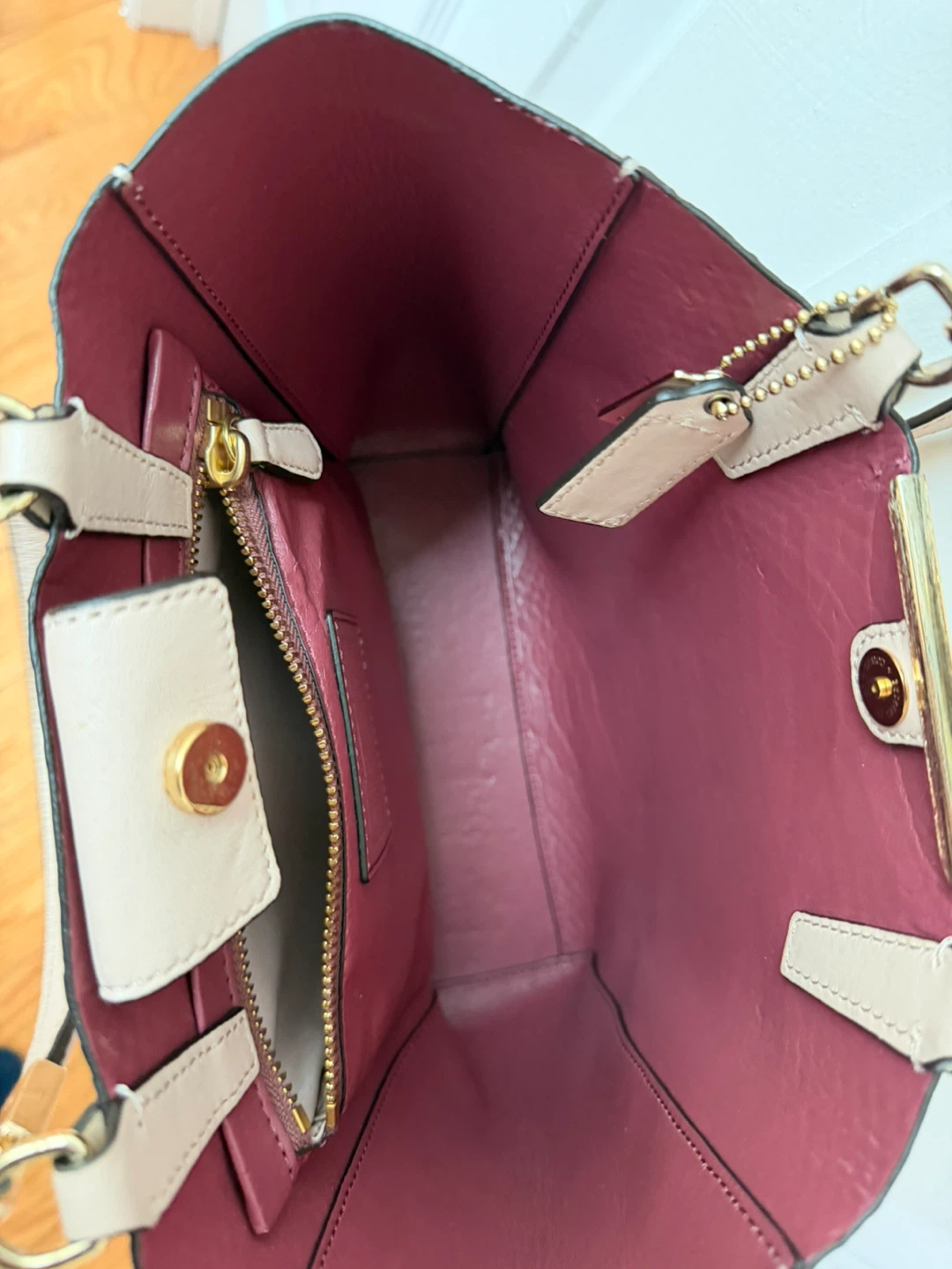Coach Madison Python Embossed Mini Tote - photo 4