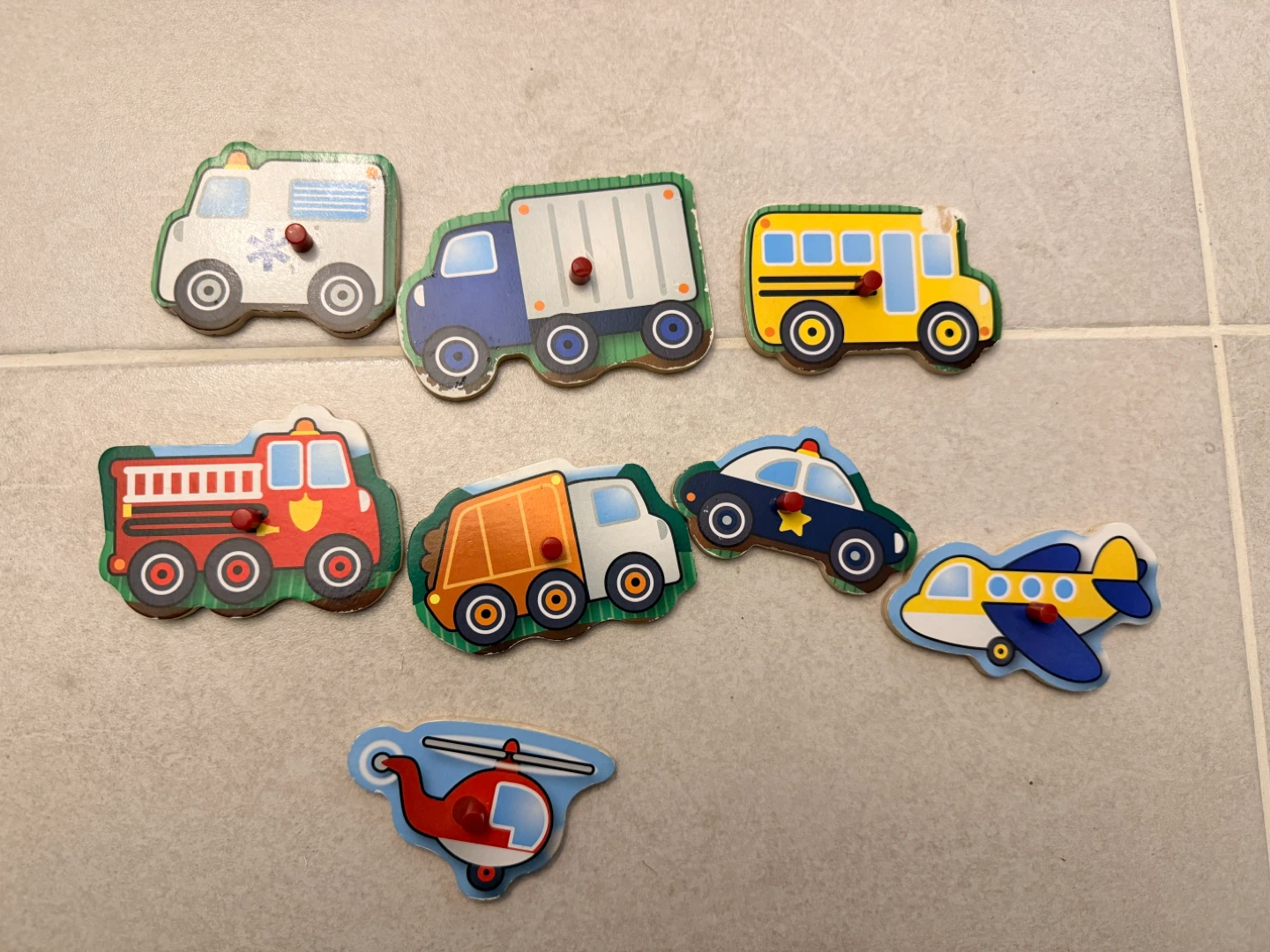 Melissa & Doug Wooden Chunky Puzzle - Vehicles - photo 2