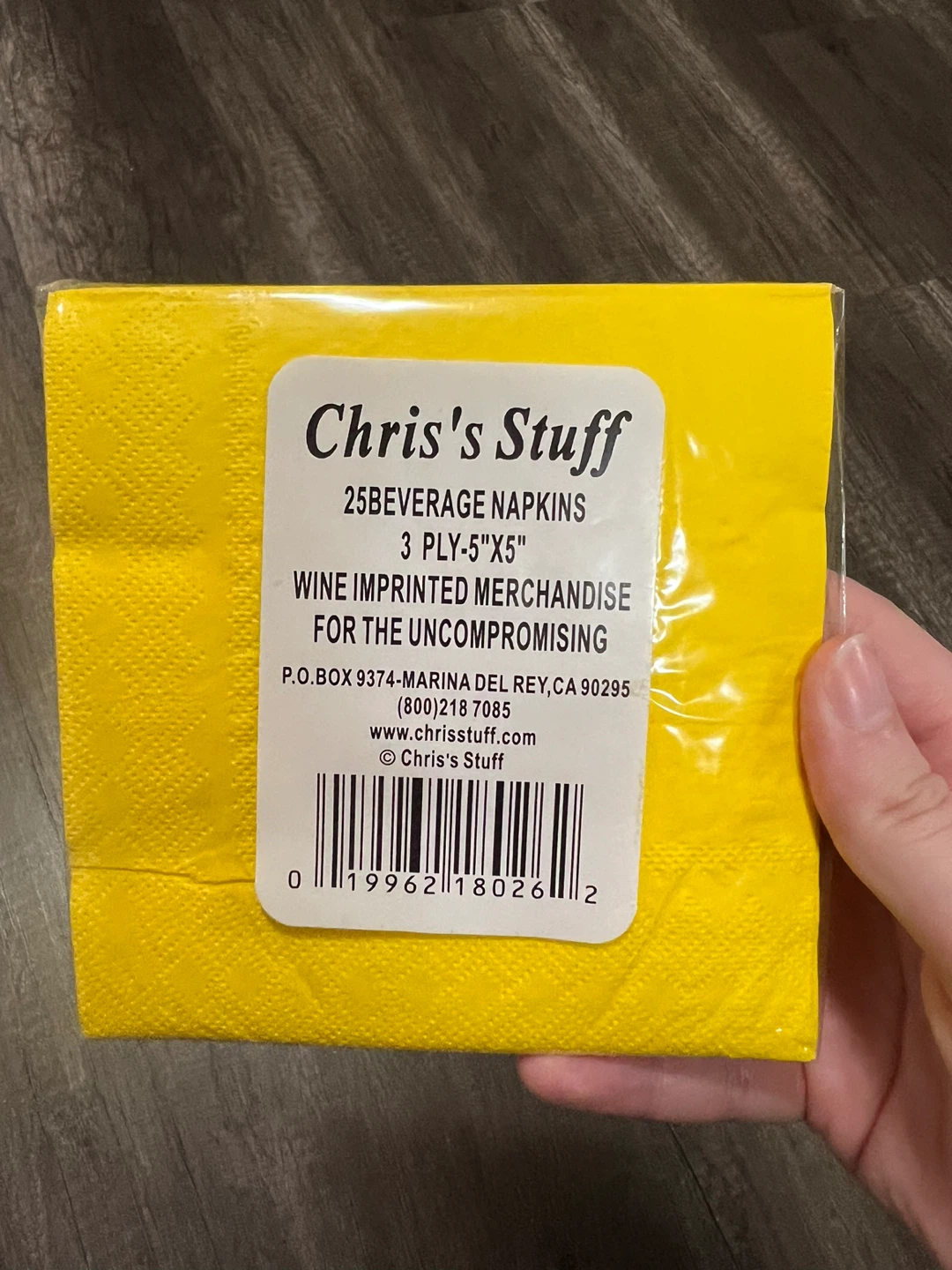 Chris's Stuff 25 Beverage Napkins - photo 2