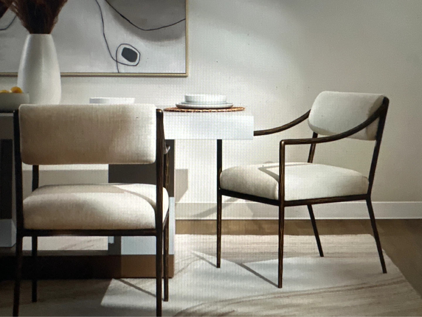 Leticia Dining Armchair x4 - Sunpan - photo 2