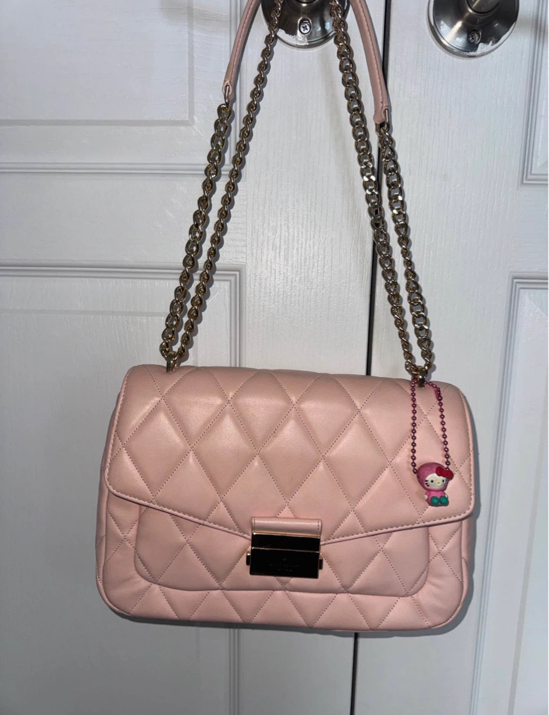 Kate Spade Pink Quilted Leather Shoulder Bag - photo 3