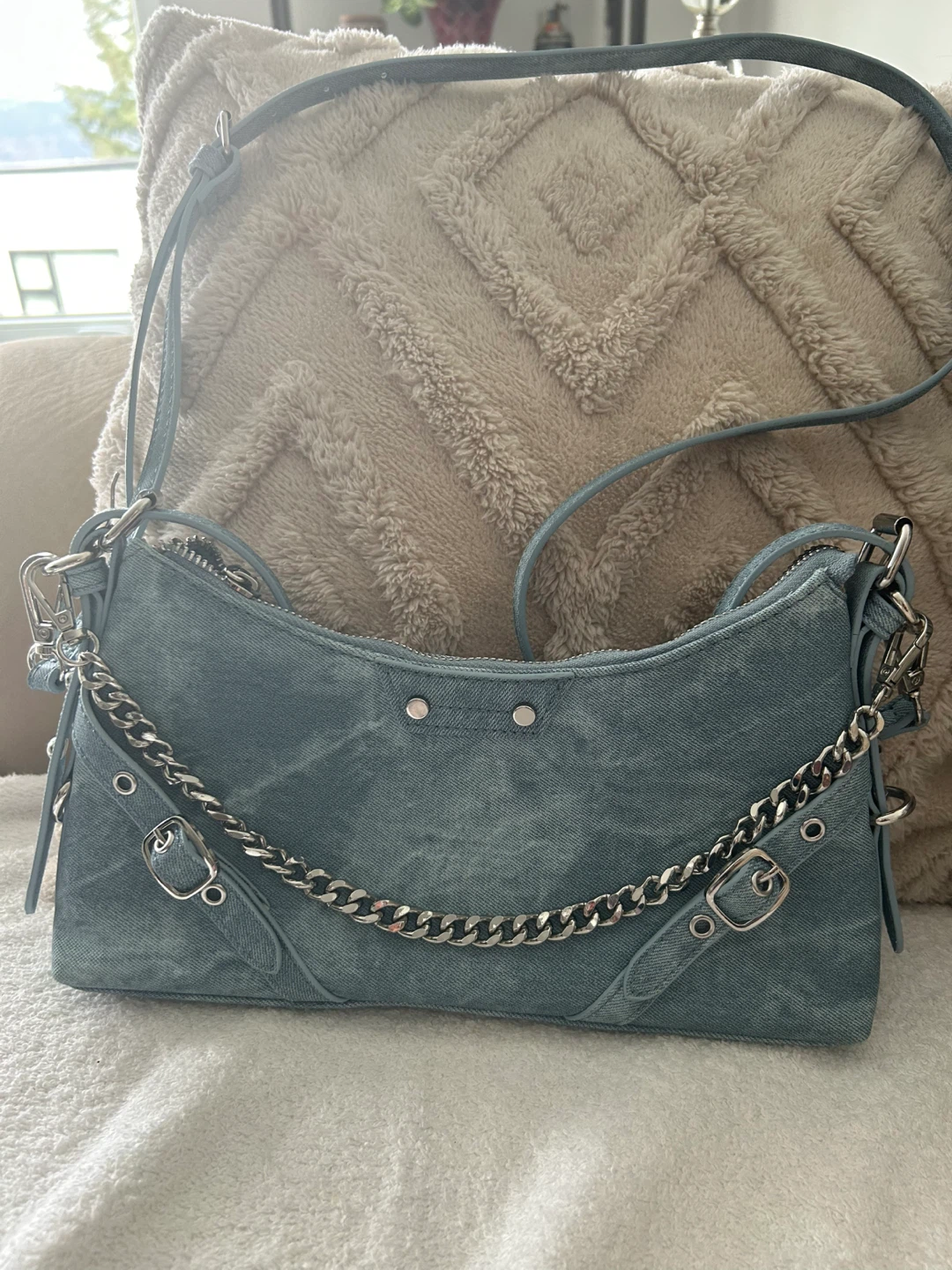 Blue Shoulder Bag - photo 4