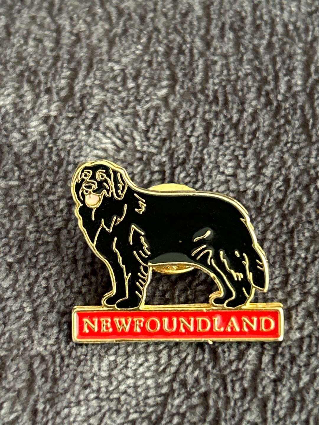 Newfoundland Dog Enamel Pin