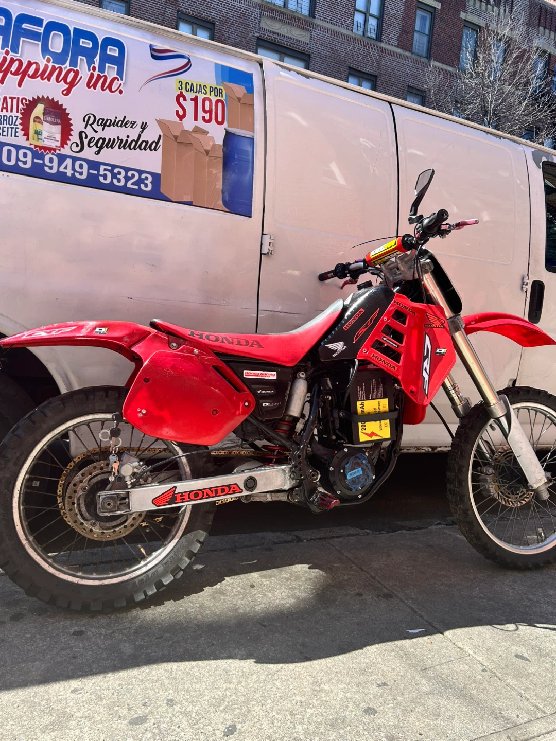 Honda CR dirt bike