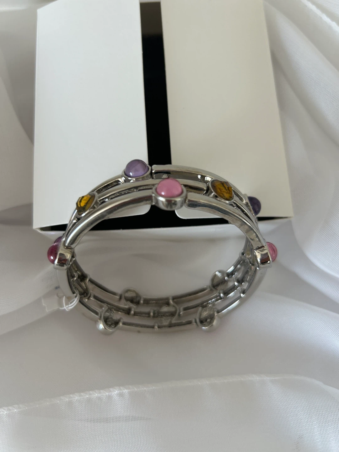 Lia Sophia Bangle Bracelet with Coloured Stones - photo 3