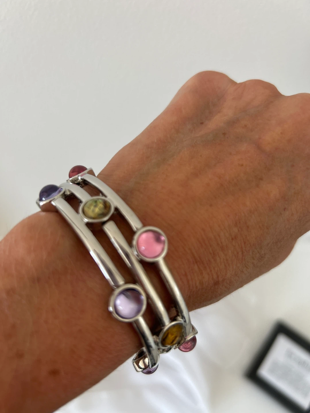 Lia Sophia Bangle Bracelet with Coloured Stones - photo 4