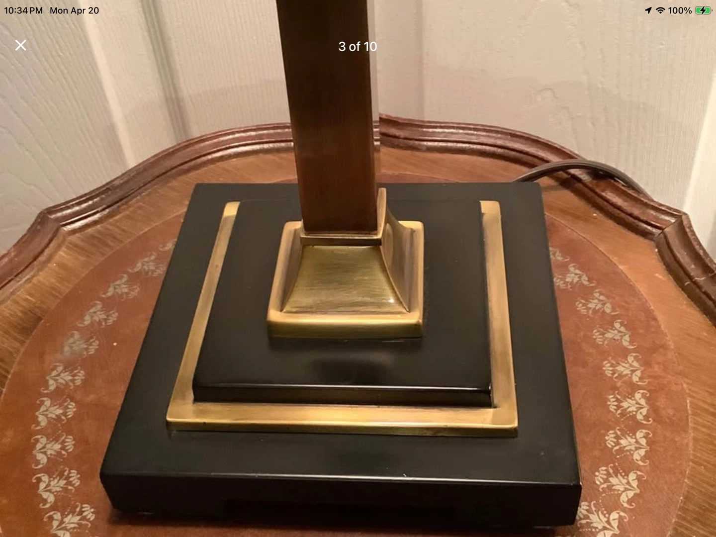 Uttermost Brass Table Lamp w Parrots Hd Ptd Lamp Shade 🐞 - photo 3