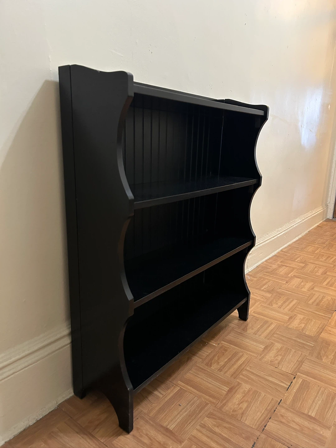 Black folding bookshelf - photo 2