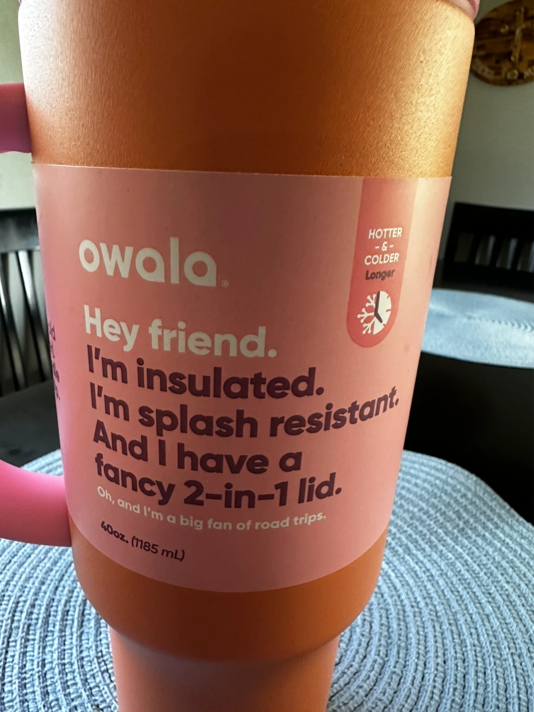 Owala Tumbler Insulated 40oz with 2-in-1 Lid - photo 2