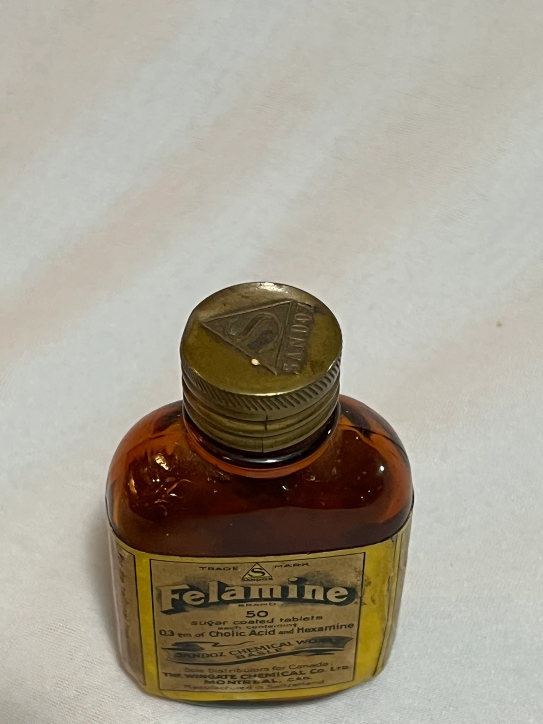 Antique Felamine Medicine Bottle - photo 3