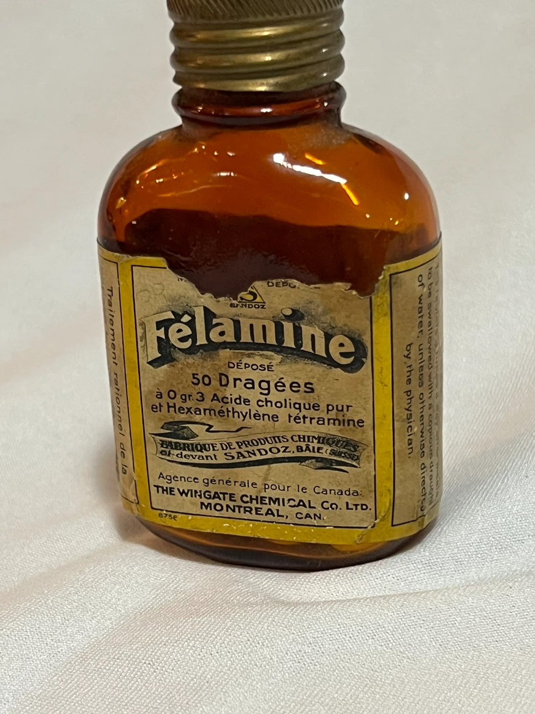 Antique Felamine Medicine Bottle - photo 5