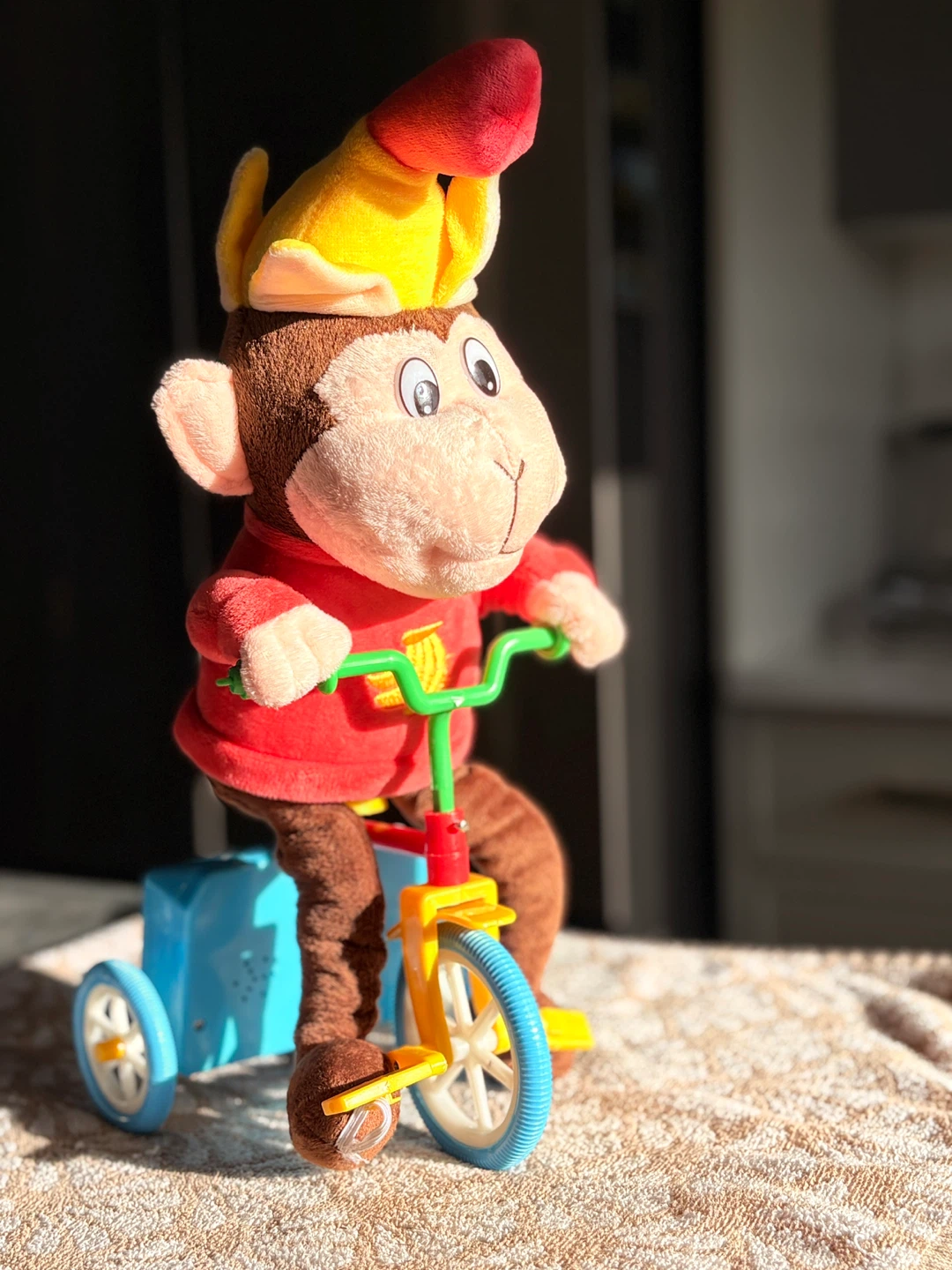 Musical Monkey on Tricycle Toy - photo 3