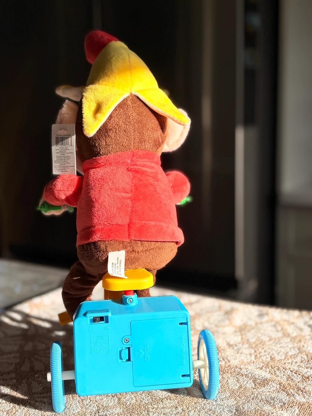 Musical Monkey on Tricycle Toy - photo 2