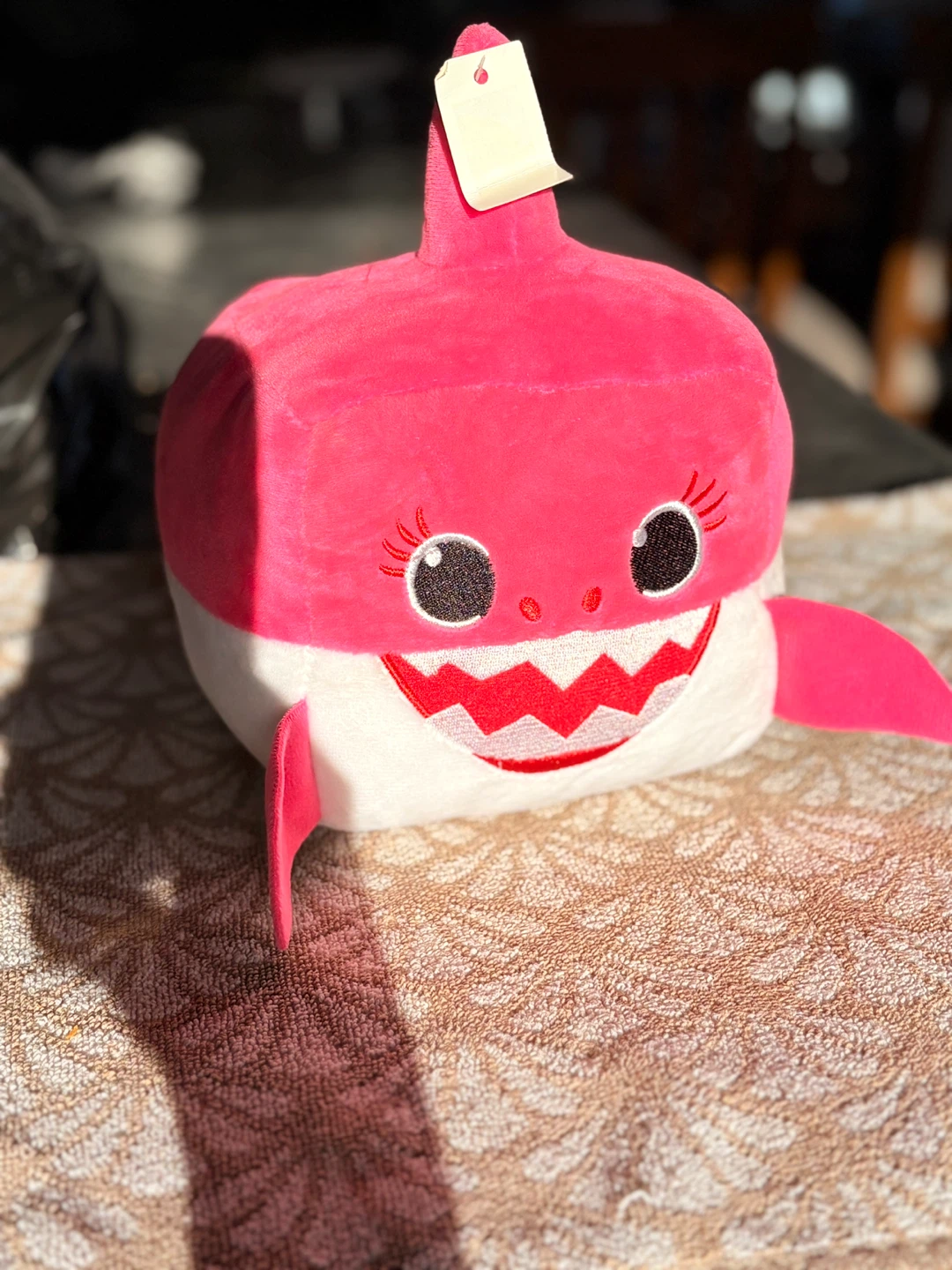 Pink Baby Shark Plush Toy
