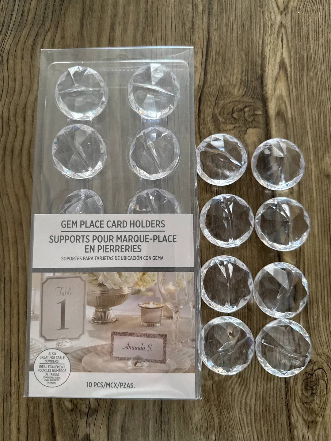 10 Gem Place Card Holders