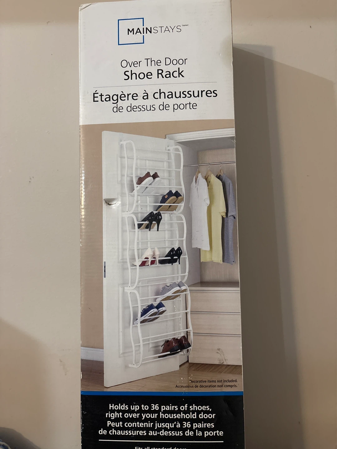 Mainstays shoe rack