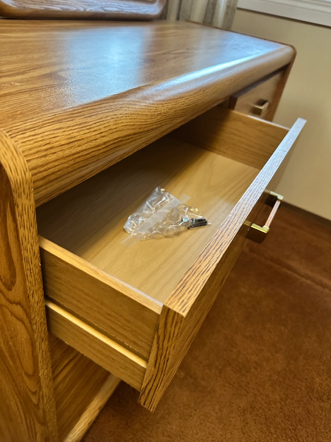 Wooden Dresser with Mirror - photo 3
