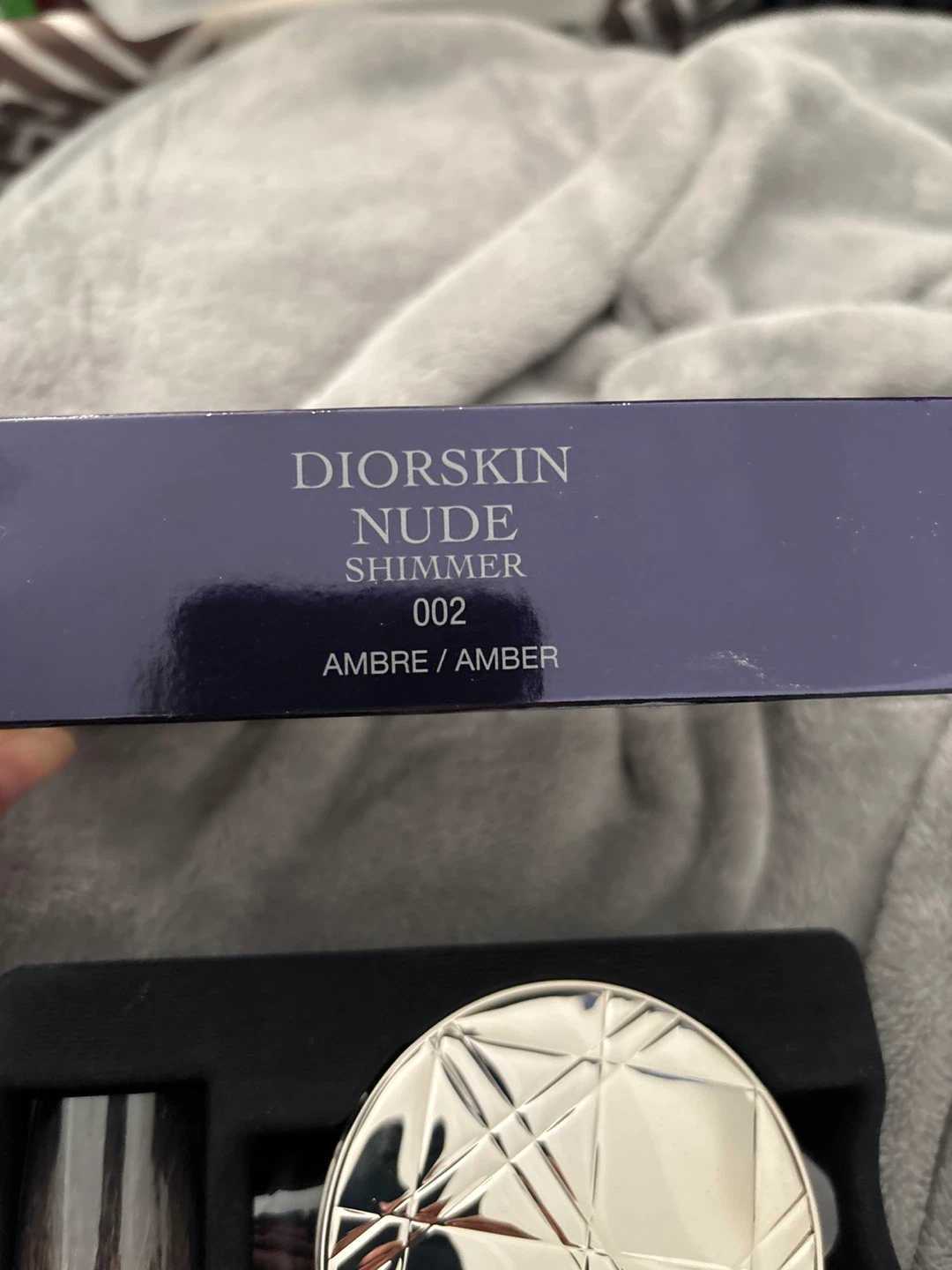 Dior Diorskin Nude Shimmer Powder 002 Ambre/Amber w/Kabuki Brush - photo 2