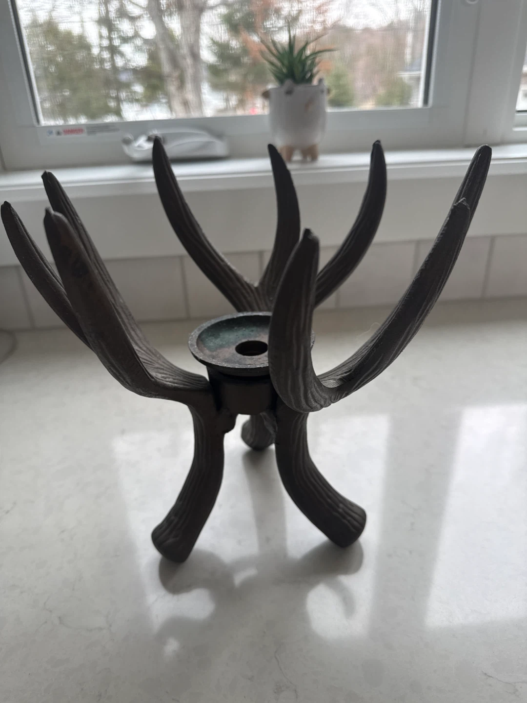 Antler Candle Holder