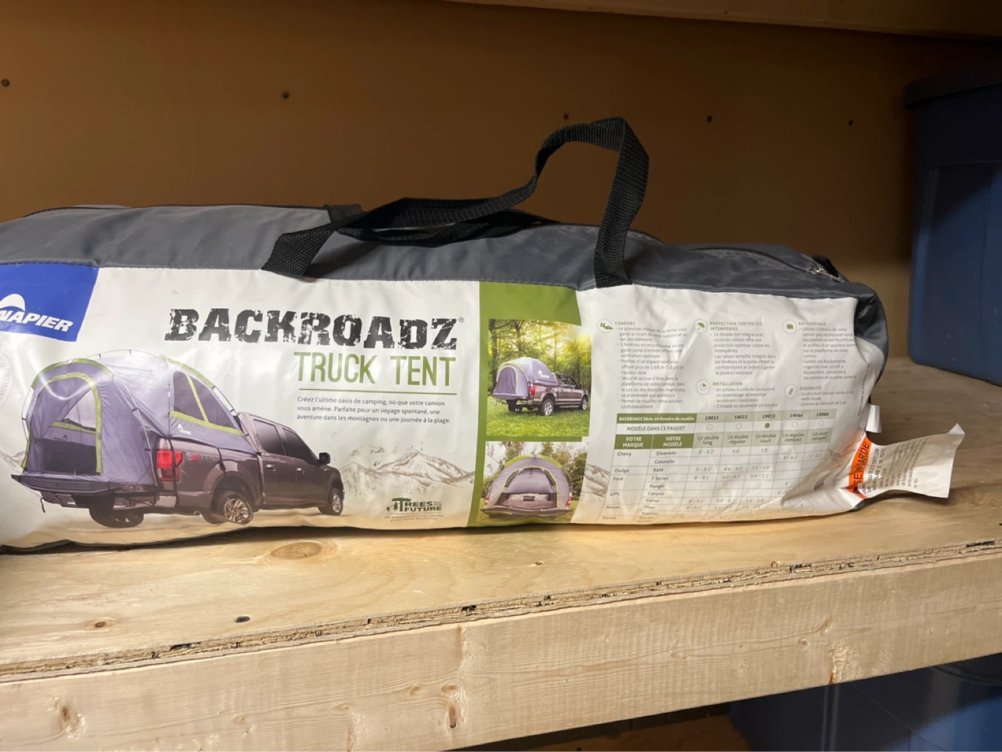 Camping tent- truck bed short box