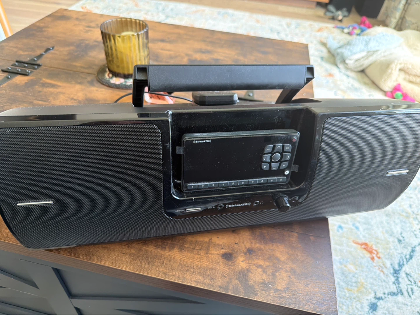 SiriusXM boombox with radio