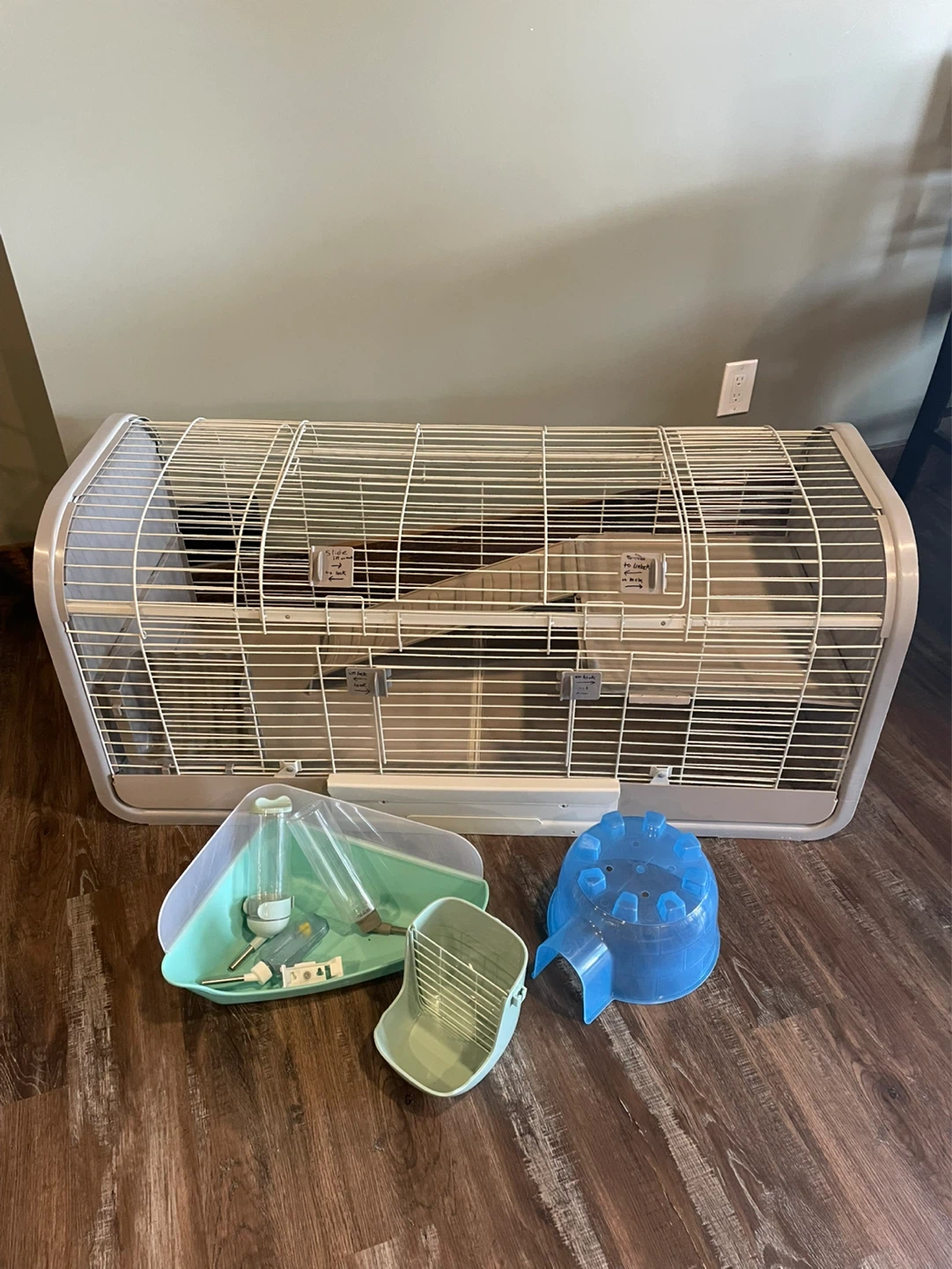Small Animal Cage with Accessories