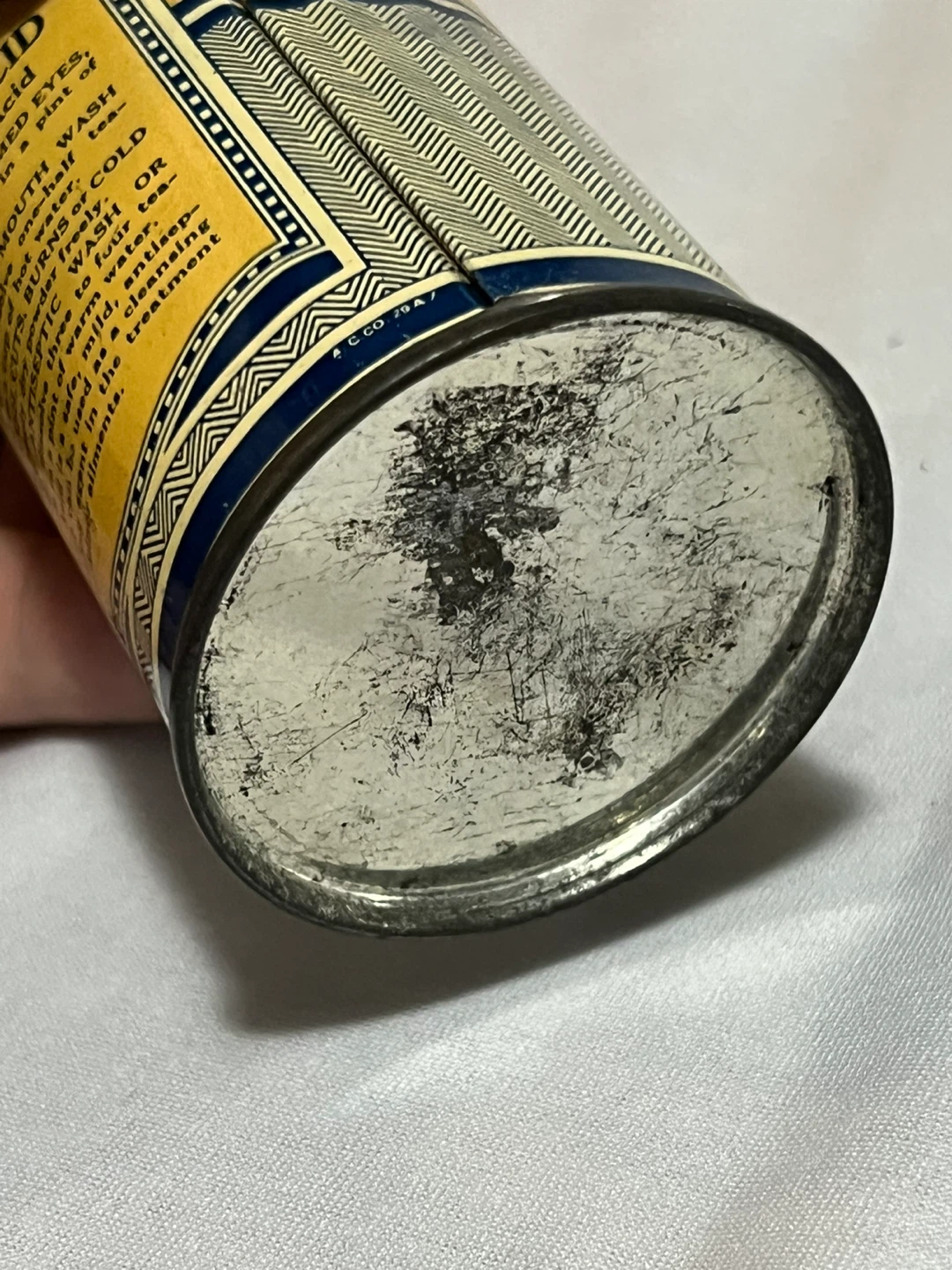 Antique Boracic Acid Tin - photo 5