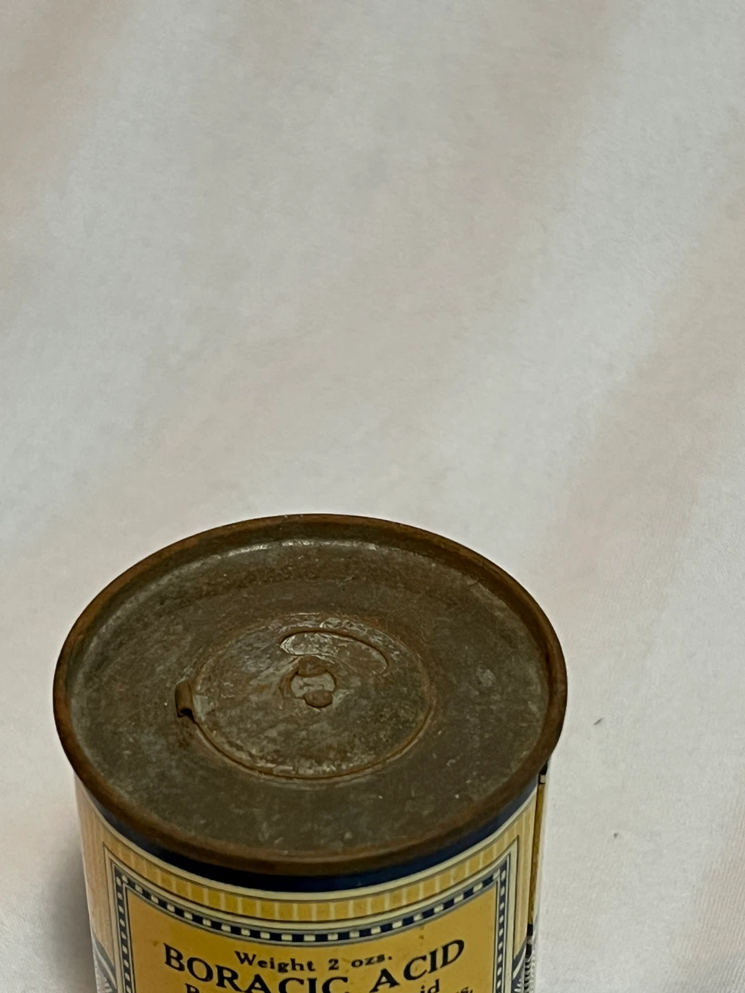 Antique Boracic Acid Tin - photo 4