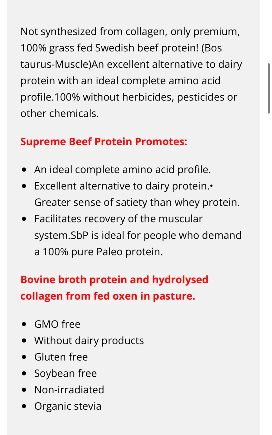 ATP Lab Supreme Beef Protein - Vanilla - photo 3