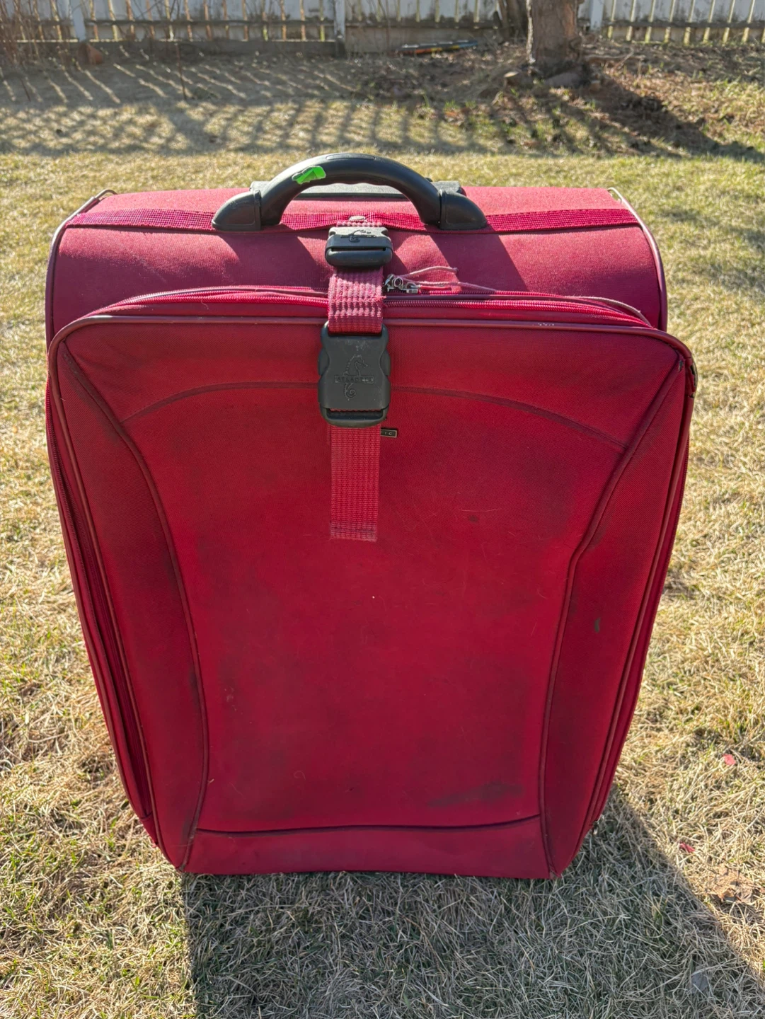 Red Delsey Luggage Suitcase 28 inches
