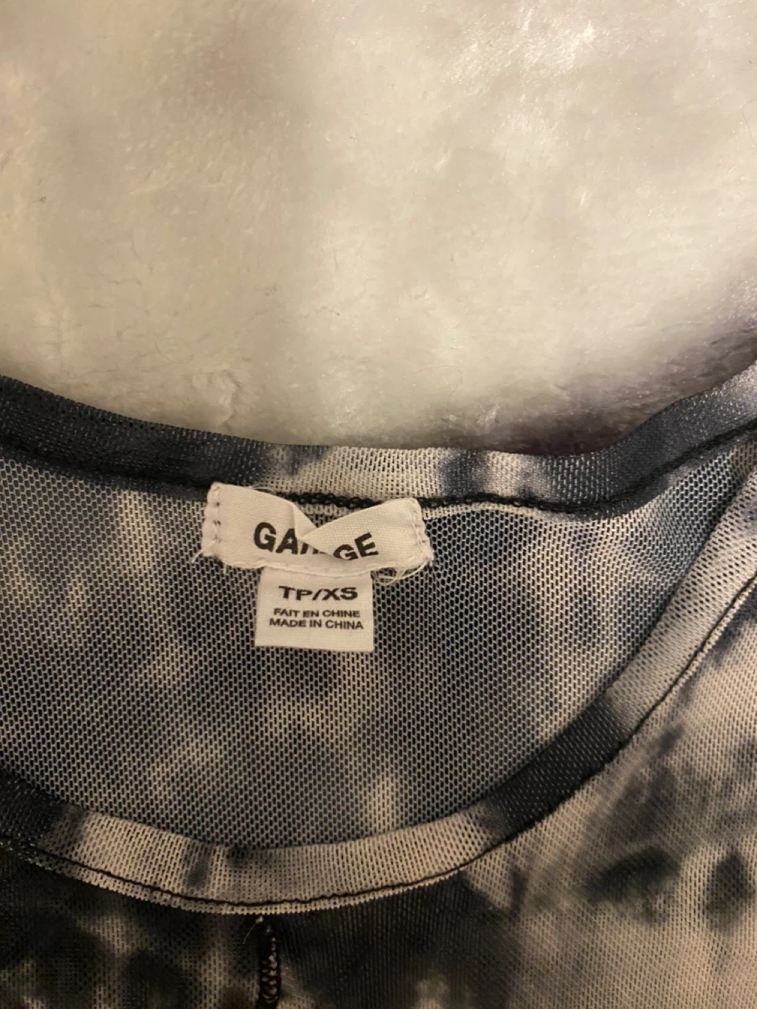 Garage Tie-Dye Mesh Top - photo 3