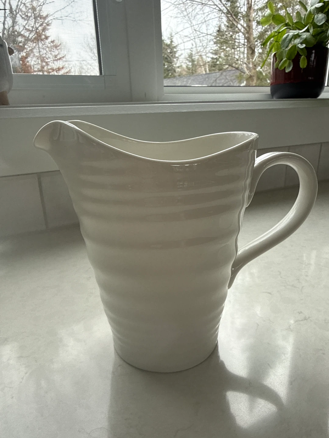 Sophie Conran Portmeirion White Pitcher