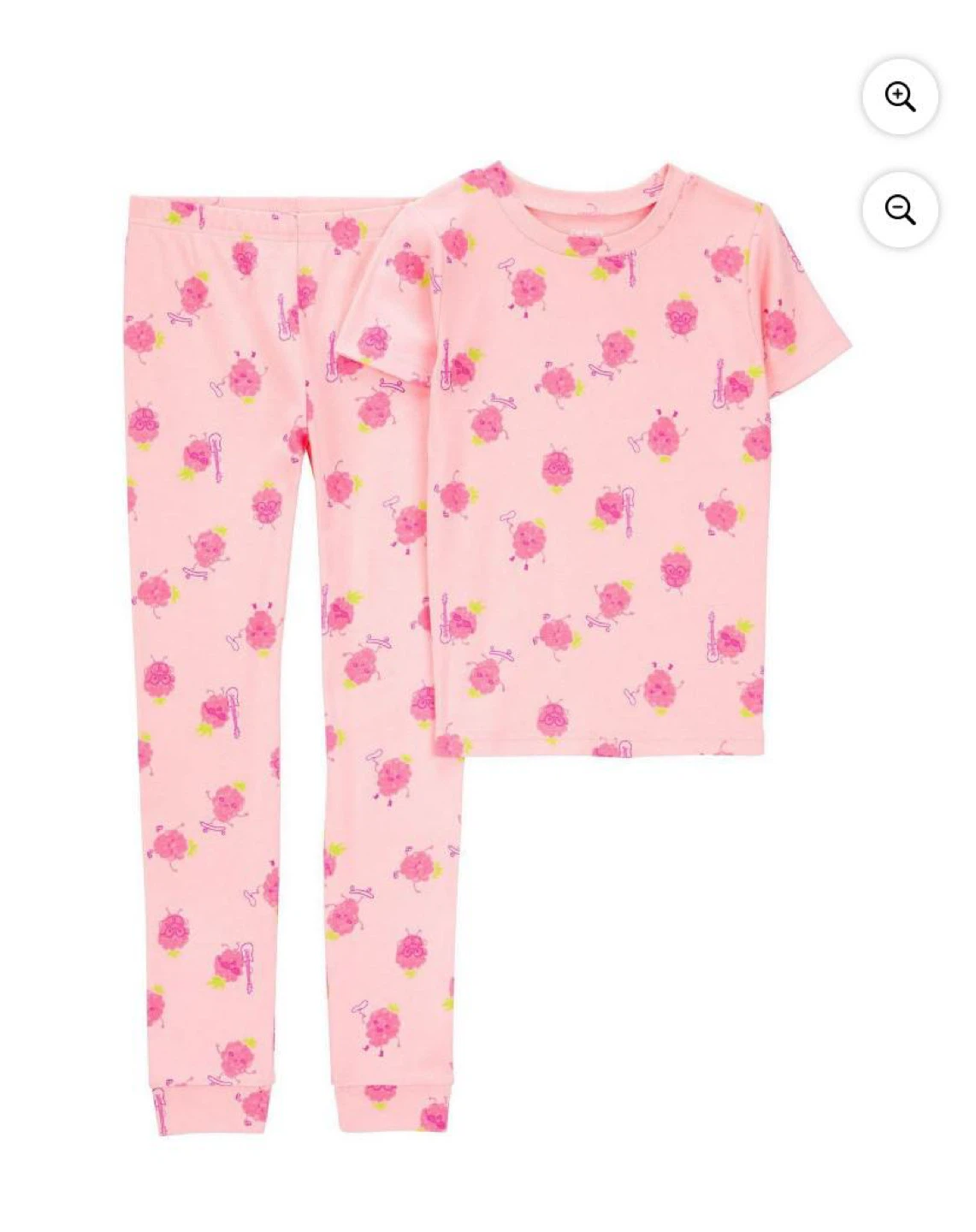 Carter’s Girls Strawberry Pajama Set - Size 7 and 8