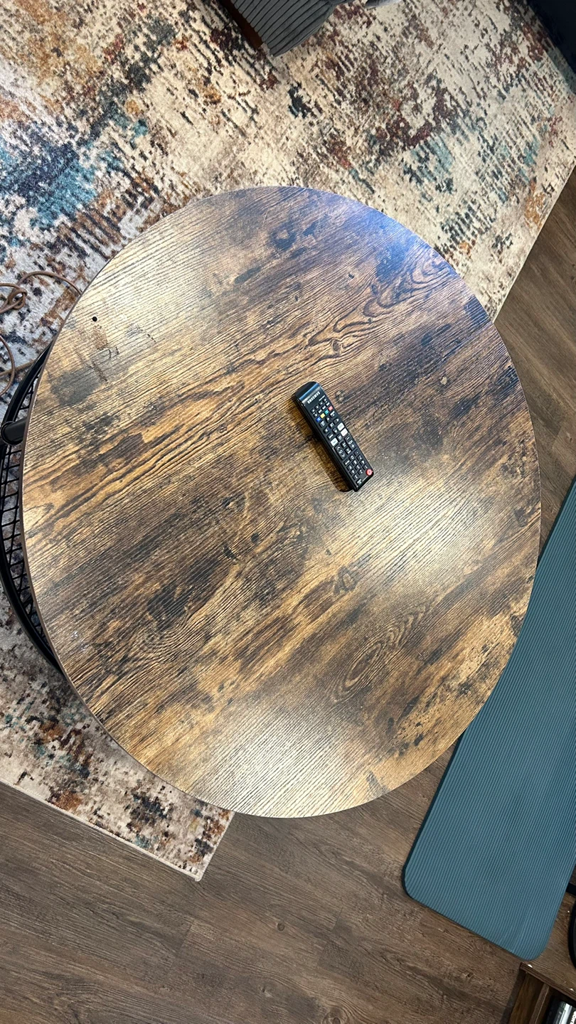 Round Industrial Coffee Table