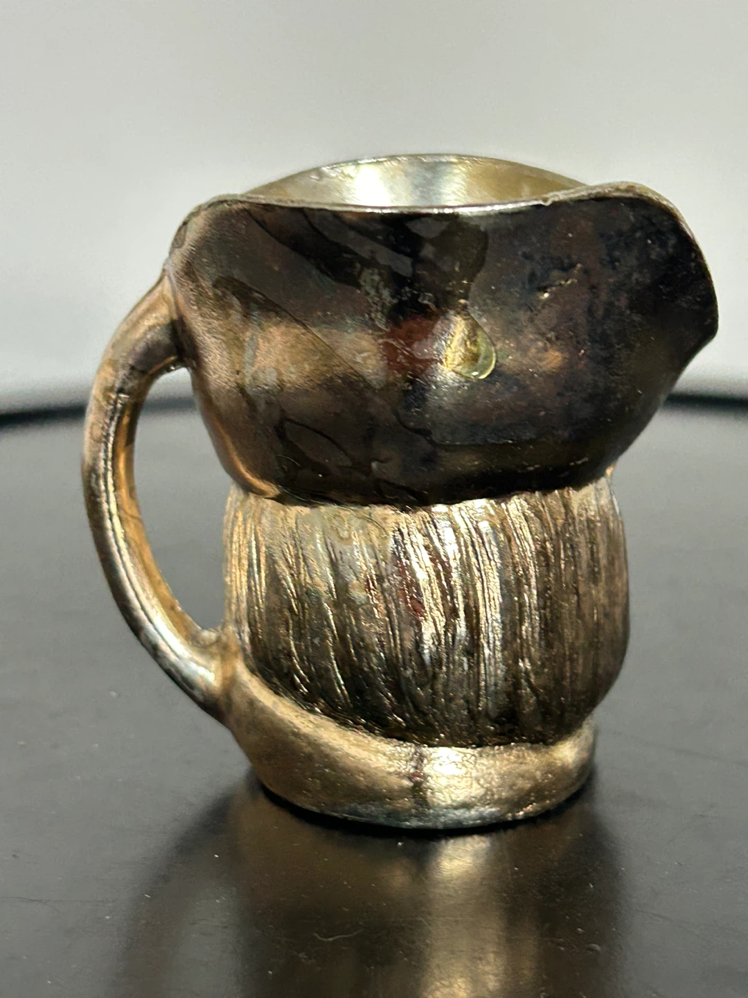 Vintage Metal Miniature Toby Jug - Made in England - photo 5