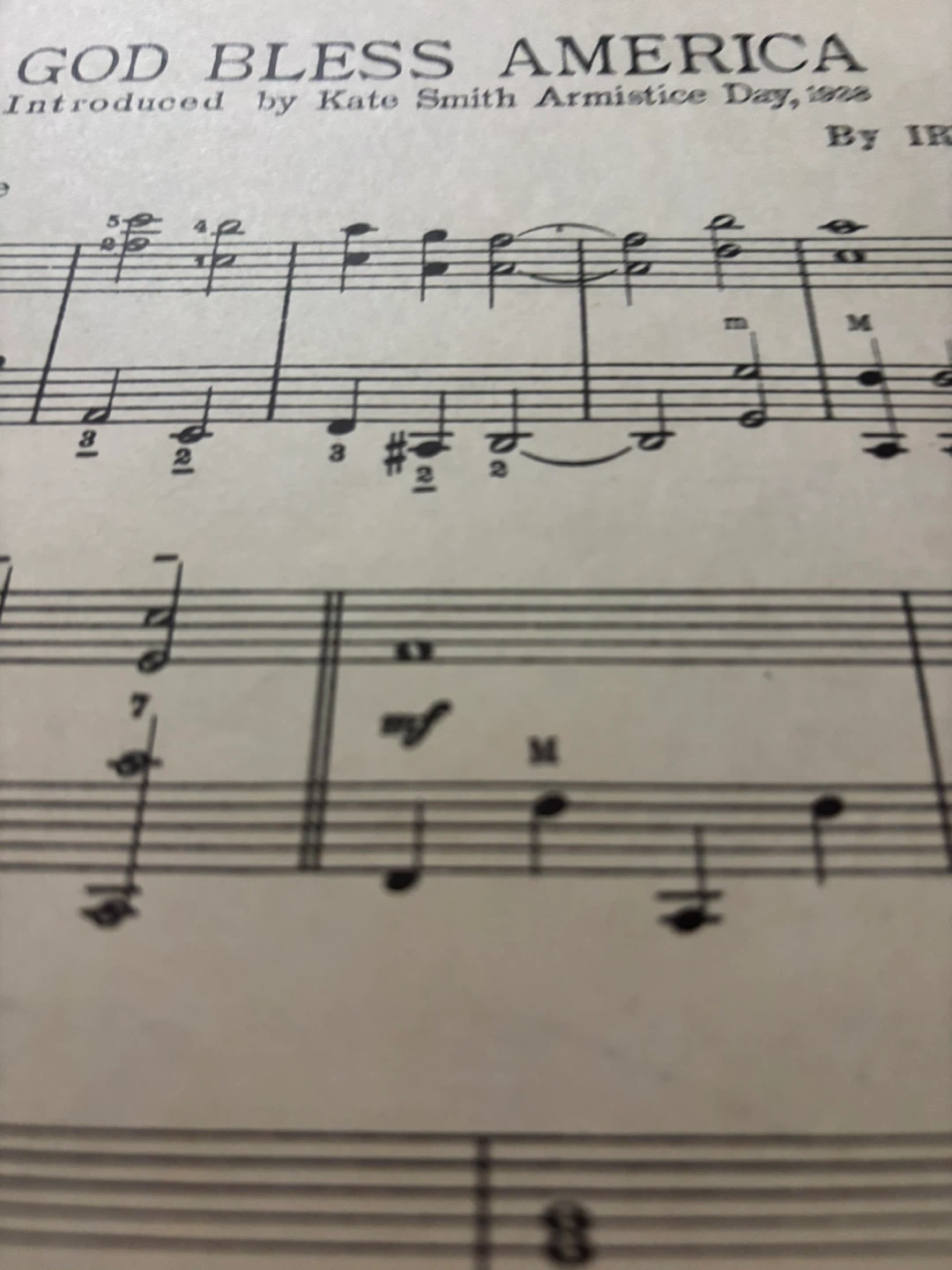 God Bless America Accordion Solo Sheet Music by Irving Berlin - photo 4