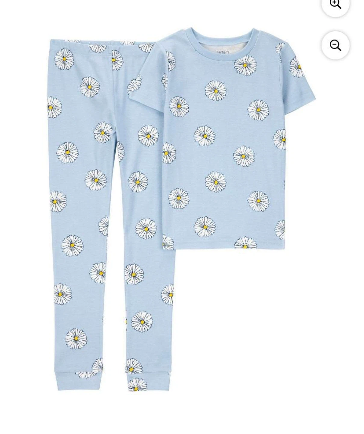 Carter's Girls Daisy Pajamas - Sizes 6, 7 and 8