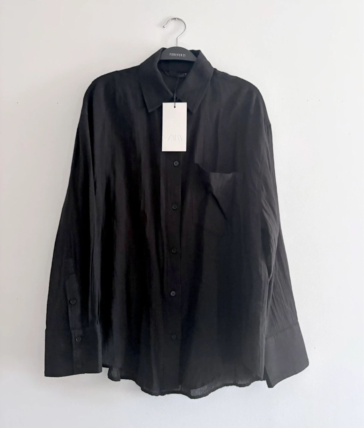 Zara oversized shirt (new with tag ) - photo 2