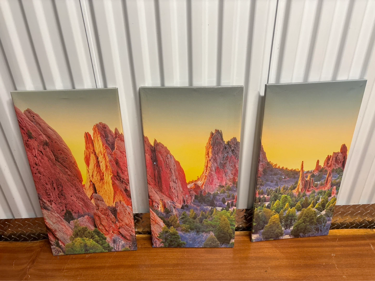 Set of 3 Landscape Canvas Wall Art - photo 2