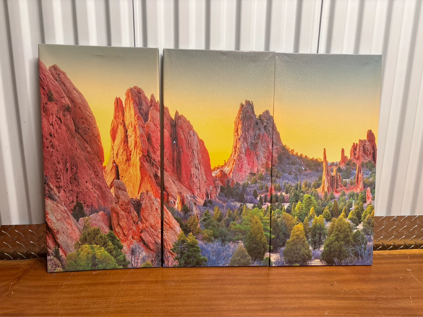 Set of 3 Landscape Canvas Wall Art