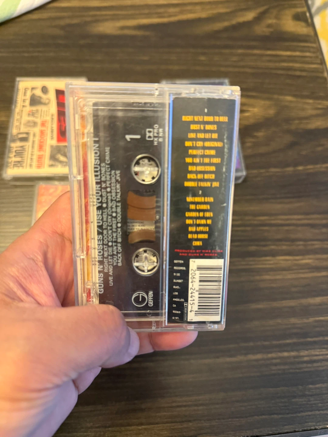 Guns N' Roses Use Your Illusion I Cassette Tape - photo 2