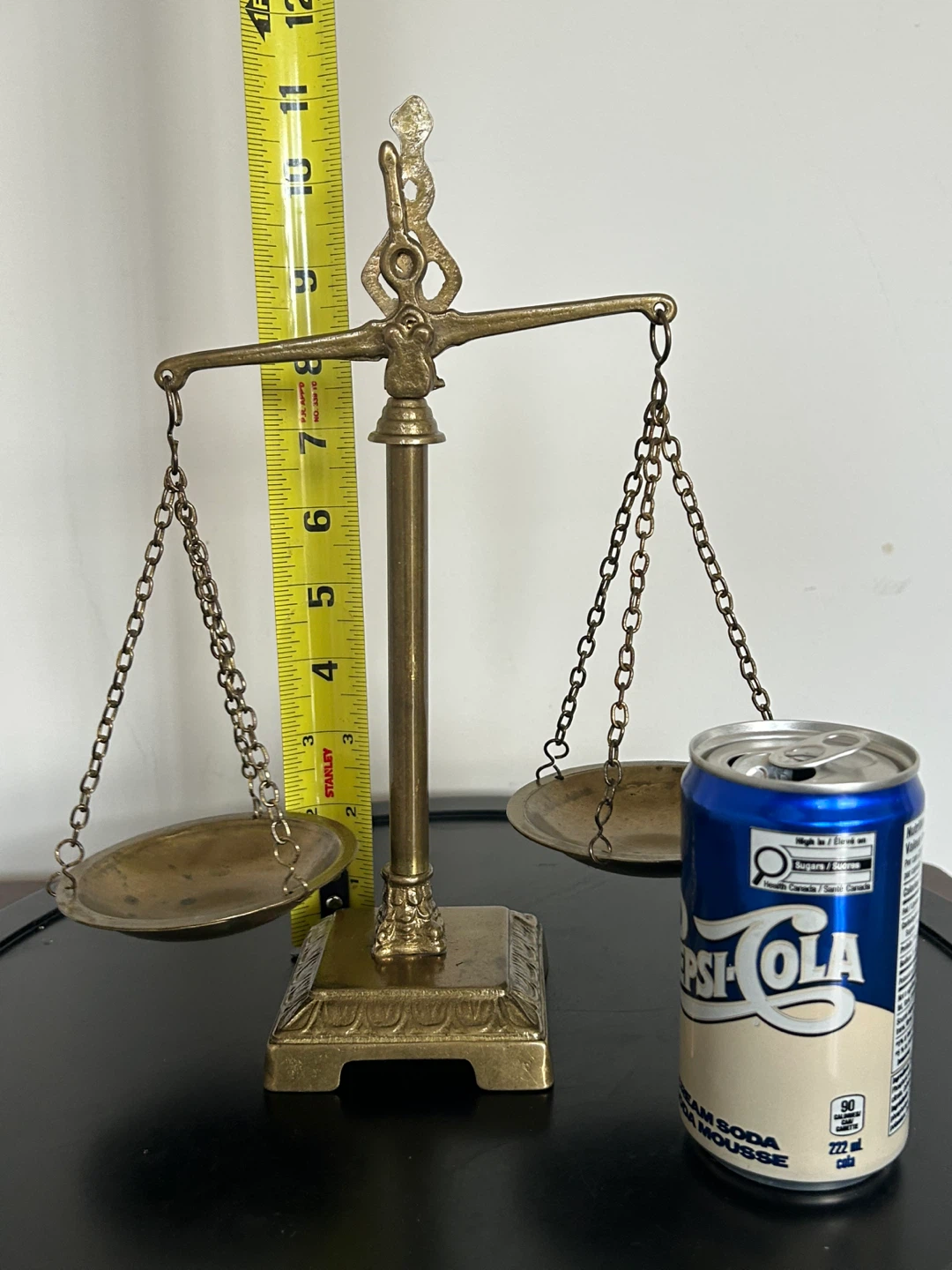 Antique Style Brass Lawyer Scales -Office Decor - 11” - photo 2