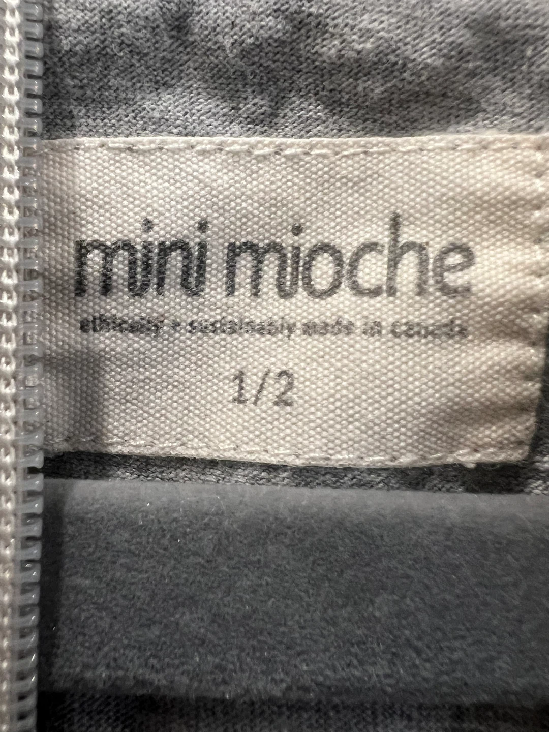 Mini Mioche Grey Zip-Up Hoodie 1-2 years - photo 3
