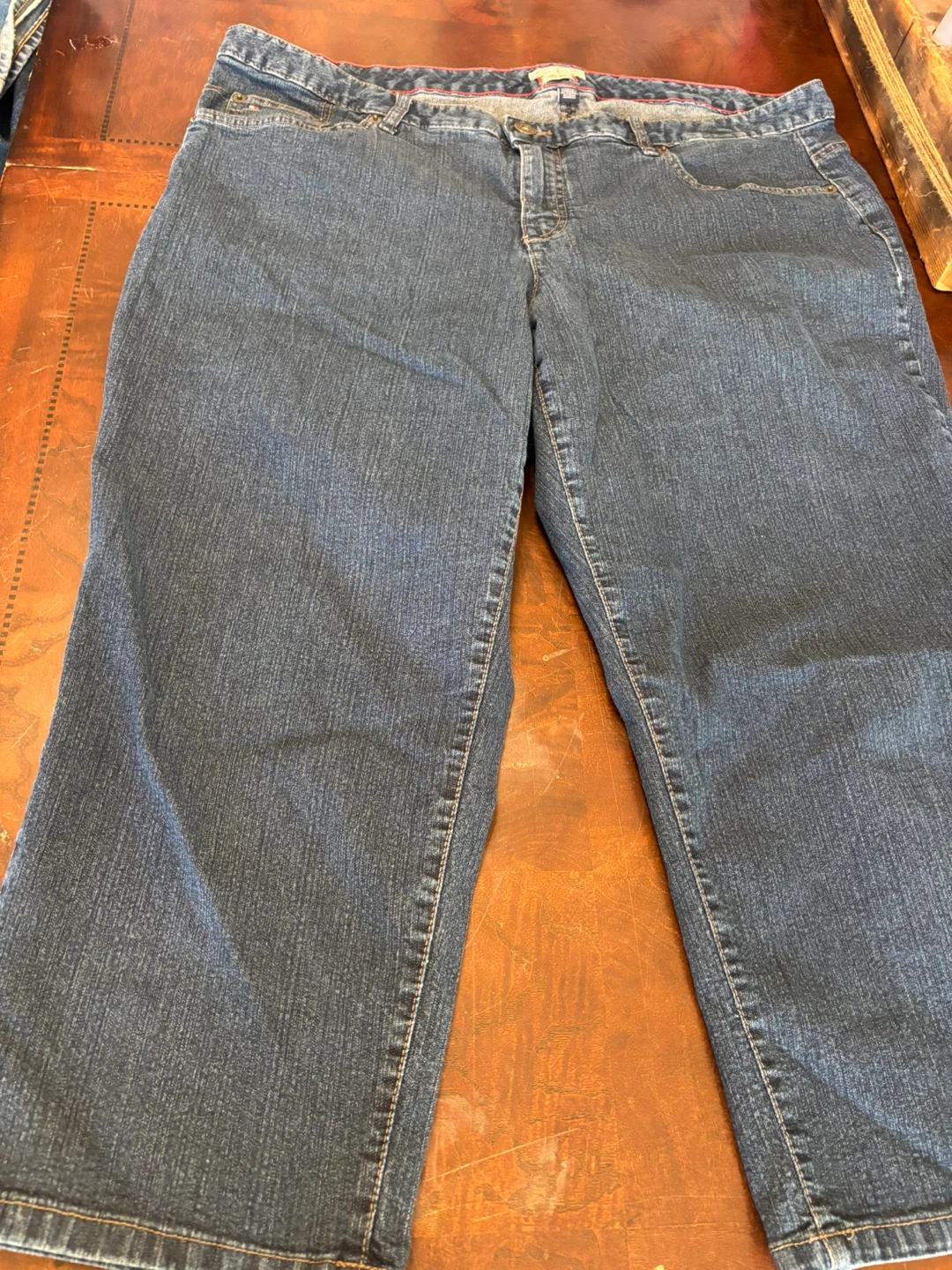 Tommy Hilfiger Mid Rise Skinny Crop Jeans Size 18