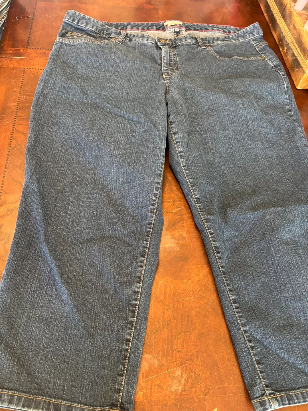 Tommy Hilfiger Mid Rise Skinny Crop Jeans Size 18 - photo 2