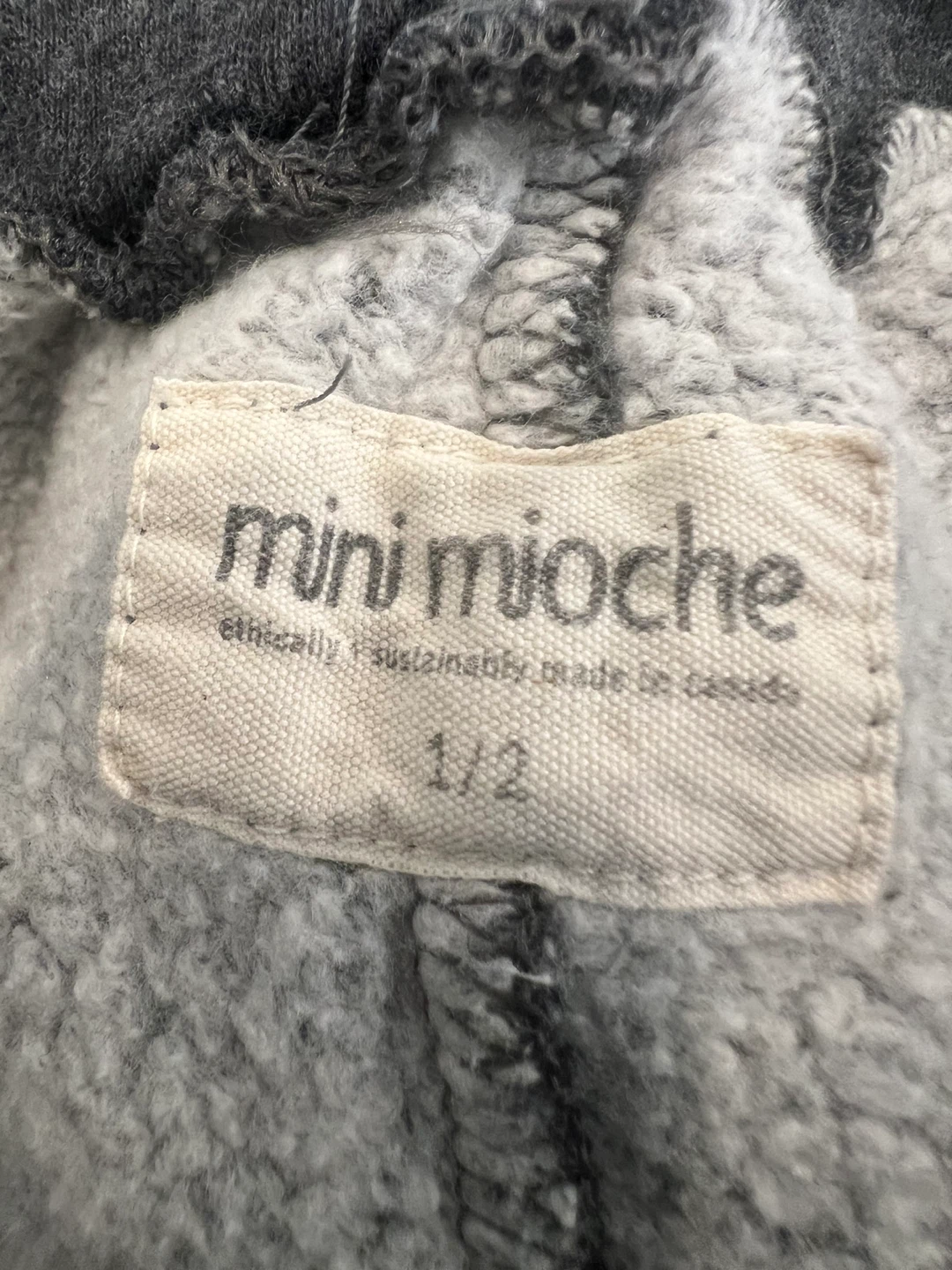 Mini Mioche Grey Sweatpants Size 1/2 - photo 3
