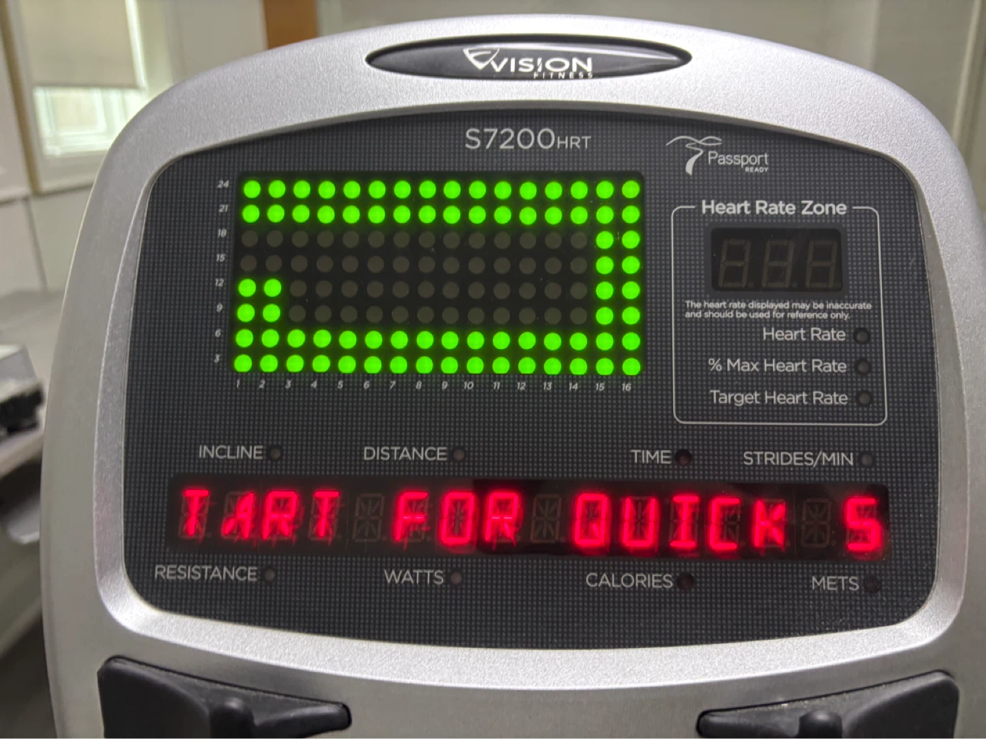 Vision Fitness S7200HRT Elliptical - photo 3