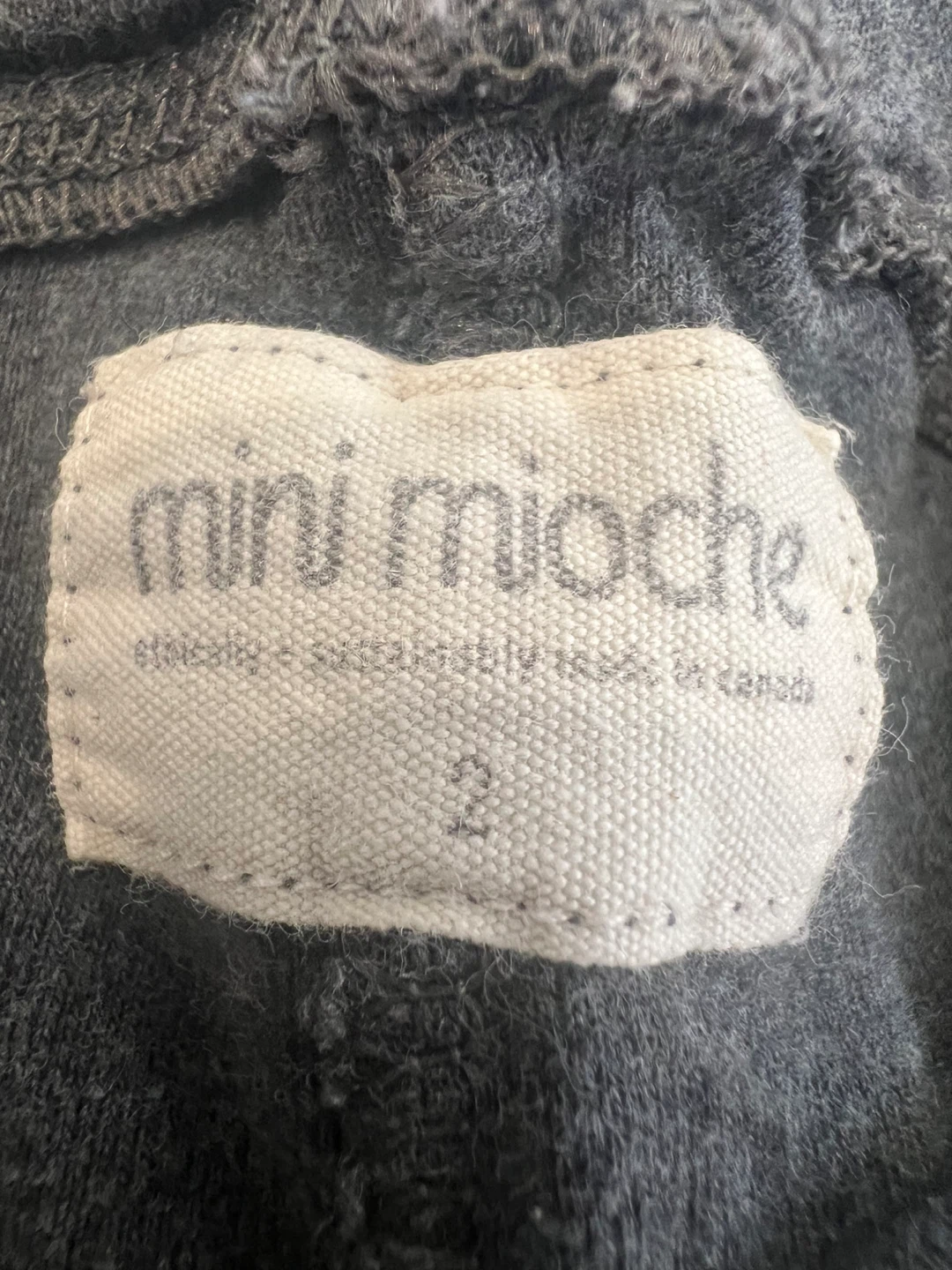 Mini Mioche Grey Toddler Pants Size 2 - photo 3