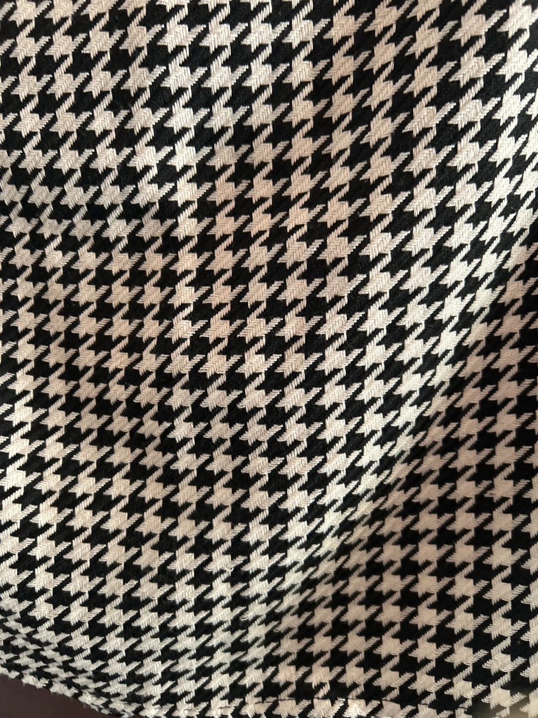 Houndstooth Pattern Mini Skirt - photo 2